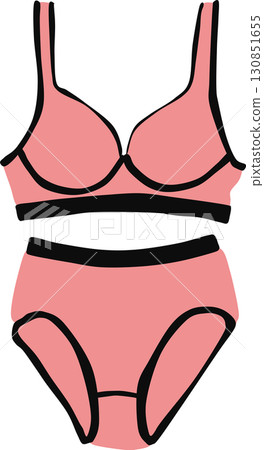 Underwear illustration Underwear illustration 130851655