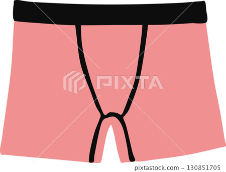 Underwear illustration 130851705