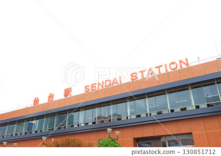 Scenery of Sendai Station, Sendai City, Miyagi Prefecture 130851712