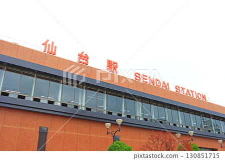 Scenery of Sendai Station, Sendai City, Miyagi Prefecture Scenery of Sendai Station, Sendai City, Miyagi Prefecture 130851715