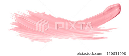 Pink watercolor brush isolated on transparent background Pink watercolor brush isolated on transparent background 130851998