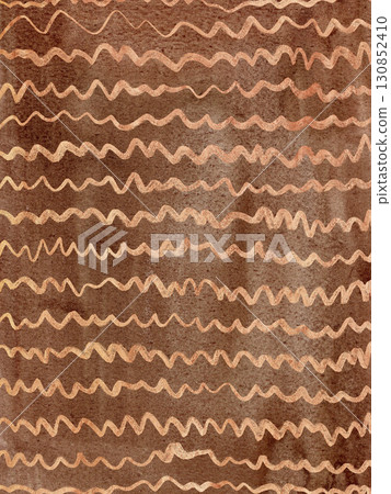 Watercolor abstract background with beige and brown fall stipes. Hand painted illustration. For design, print, fabric or background. Watercolor abstract background with beige and brown fall stipes. Hand painted illustration. For design, print, fabric or background. 130852410