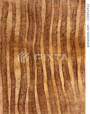 Watercolor abstract background with brown and beige fall stipes. Hand painted illustration. For design, print, fabric or background. Watercolor abstract background with brown and beige fall stipes. Hand painted illustration. For design, print, fabric or background. 130852412