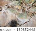 Waita Onsenkyo Hot Springs: Hot spring ingredients such as hot spring soil in the ground (Oguni Town, Kumamoto Prefecture) 130852448