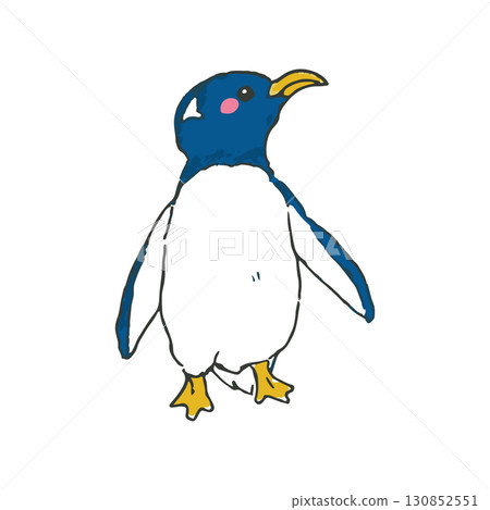 可愛的企鵝插圖4 130852551