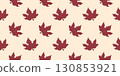 Maple leaves seamless pattern 130853921