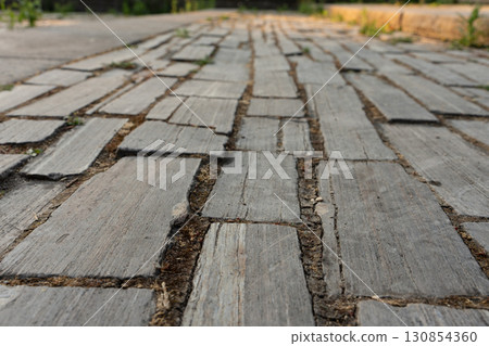 An old paved road 130854360