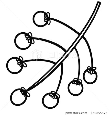 Minimalist Outline Drawing of a Autumn, Elegant Design, Cute hand drawn. Minimalist Outline Drawing of a Autumn, Elegant Design, Cute hand drawn. 130855376