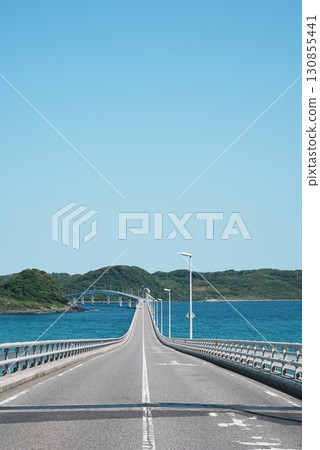 [Vertical photo] Tsunoshima Bridge 130855441