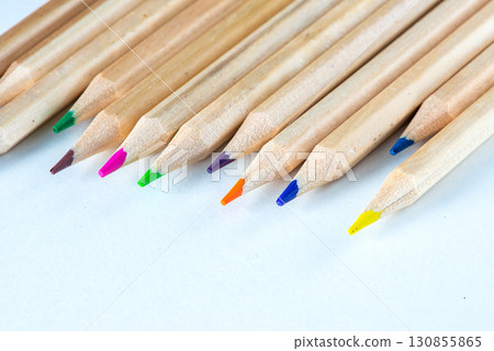 Colorful colored pencil 130855865