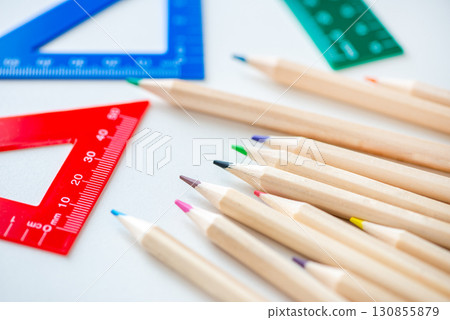 Colorful colored pencil 130855879