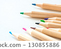 Colorful colored pencil 130855886