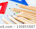 Colorful colored pencil 130855887