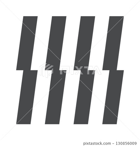 Modern stripes geometric print design 130856009