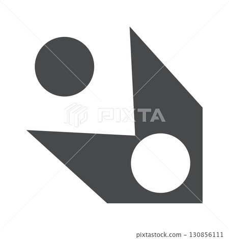 Futuristic geometry simple creative texture 130856111