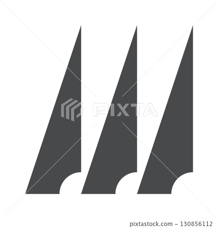 Pointed figure arrangement repeating geometry 130856112