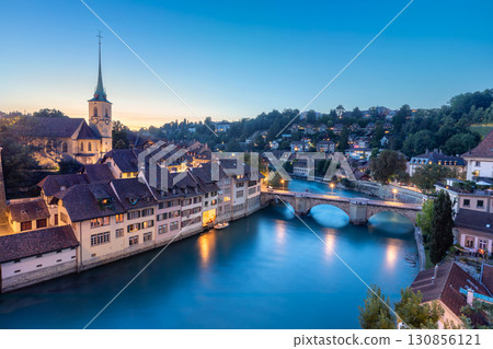 Untertorbrucke bride in Bern, Switzerland 130856121