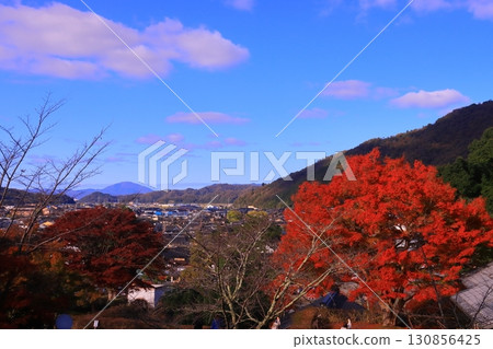 出石城跡（兵庫縣豐岡市出石町）從二之丸眺望出石町 130856425
