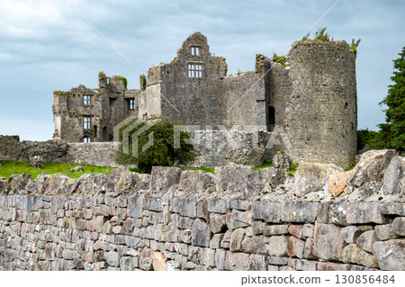 Roscommon town castle on summy day 130856484