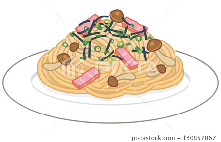 日式蘑菇培根義面（無叉） 130857067