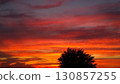 Beautiful sunset sky 130857255