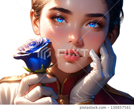 手持玫瑰、身穿制服的女子的高解析度透明 PNG 圖像 手持玫瑰、身穿制服的女子的高解析度透明 PNG 圖像 130857581