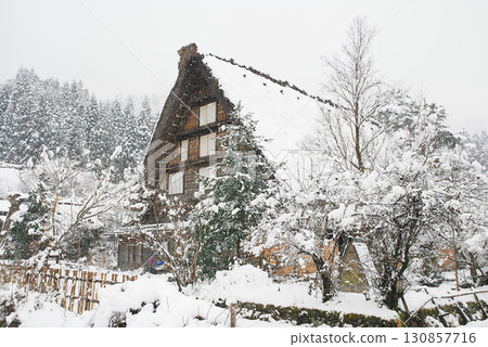 Shirakawa-go Snow Gassho-zukuri (Gifu) Shirakawa-go Snow Gassho-zukuri (Gifu) 130857716