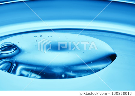 A large drop of shampoo or shower gel. 130858013
