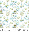 Olives and olive oil seamless pattern background wallpaper featuring watercolor illustrations inspired by Italian cuisine and natures beauty 130858637
