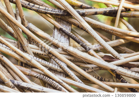Abstract background of brown wooden bamboo sticks Abstract background of brown wooden bamboo sticks 130859800