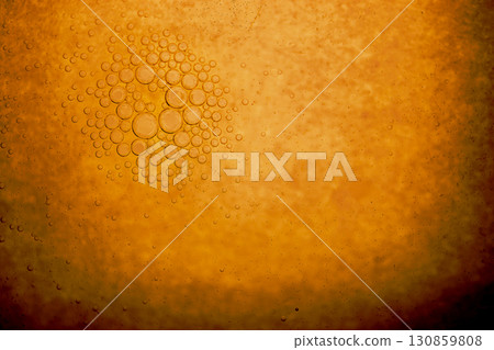 Abstract small bubbles and grunge yellow background 130859808