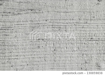 Background of Old Colored and Shattered White Paint on Old Wood 130859838