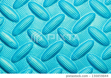 Blue background of soft foam rubber with pattern Blue background of soft foam rubber with pattern 130859844