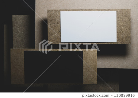 Black and white business card template mockups 130859916