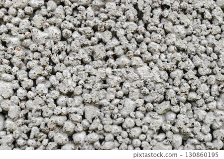 Grey Masonry Block Made from Granules Background Surface 130860195