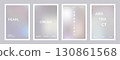Pearl cream gradient background set. Simple beige silk soft poster. Modern wallpaper design for social media, idol poster, banner, flyer 130861568
