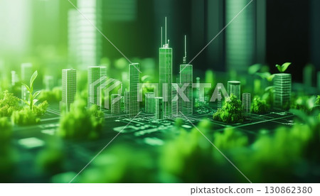 Innovative Green Business Esg Management Tool For Sustainable Future 130862380