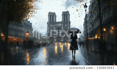 paris portrayal street scene style mood atmosphere details paris portrayal street scene style mood atmosphere details 130863641