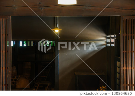Old traditional house window 130864680