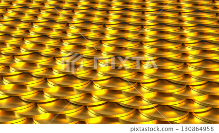 The Gold scale for abstract Background 3d Rendering. The Gold scale for abstract Background 3d Rendering. 130864958