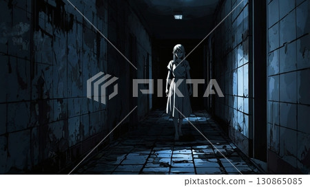 A black shadow appears behind me - a terrifying memory of a frozen moment A black shadow appears behind me - a terrifying memory of a frozen moment 130865085