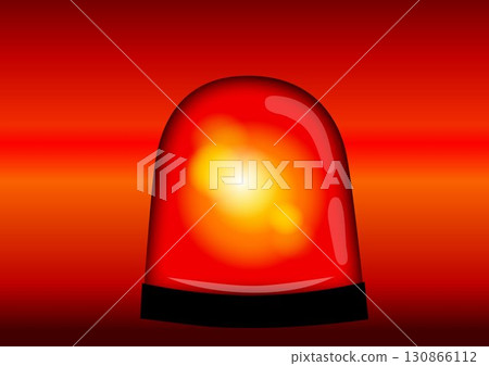 警車紅燈插畫背景 130866112