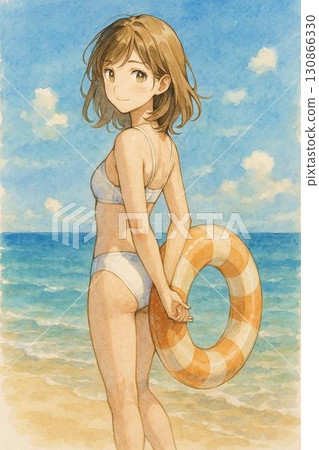 夏天海和女孩 夏天海和女孩 130866330