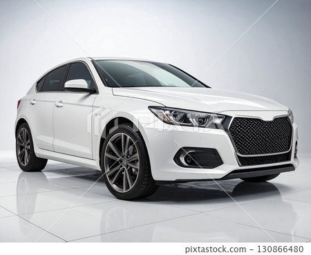 一輛汽車的簡單圖像 130866480