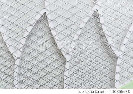 texture of mosquito swatter handle on white background 130866688