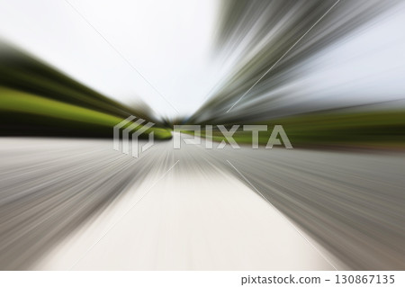 Roads and scenery_High-speed movement Roads and scenery_High-speed movement 130867135