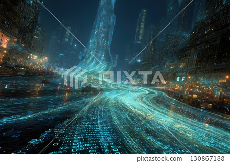 AI, big data, space, humans, life, networks AI, big data, space, humans, life, networks 130867188