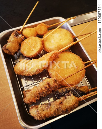 Assorted Kushikatsu 130867534