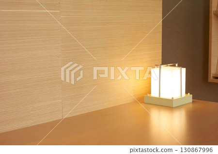 Hotel lobby chairs and lights 130867996