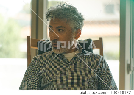 Senior man's frustration Senior man's frustration 130868177